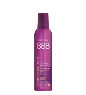 888 FARCOM STYLING MOUSSE ΜΑΛΛΙΩΝ 250 ΜL CURLS PERFECTION