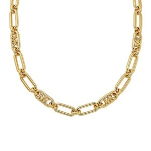 MICHAEL KORS FASHION JEWELS Κολιέ από επιχρυσωμένο ανοξείδωτο ατσάλι (Y343 MKJ828400710)
